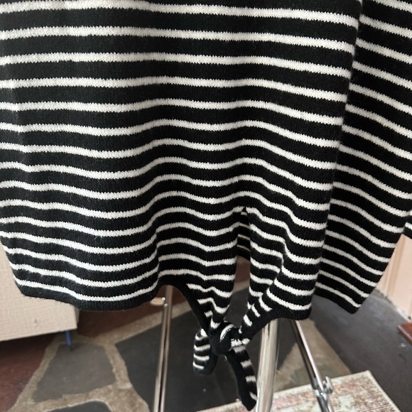 LOFT Plus Size 16/18 Sweater Mock Turtleneck Striped NWT - Picture 3 of 4